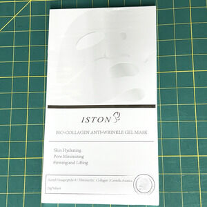 Iston Bio-Collagen Anti-Wrinkle Gel Mask Skin Hydrating 6 sheets NIB exp: 05/28